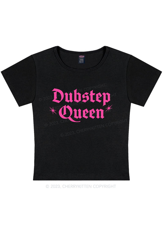 Dubstep Queen Y2K Baby Tee Cherrykitten