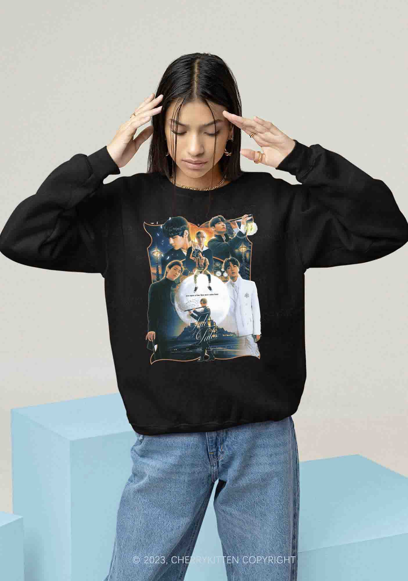 Tale Of Tales Bangtan Kpop Y2K Sweatshirt Cherrykitten