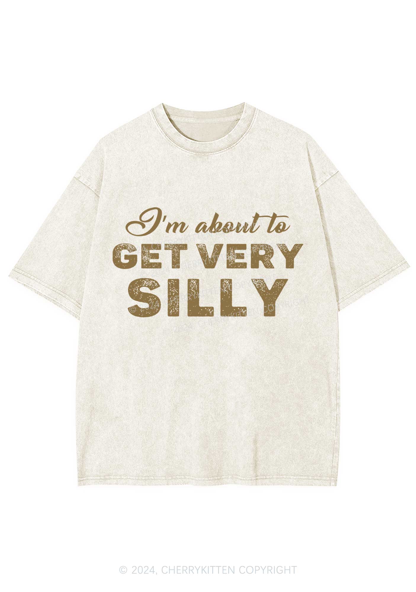 Get Very Silly Y2K Washed Tee Cherrykitten