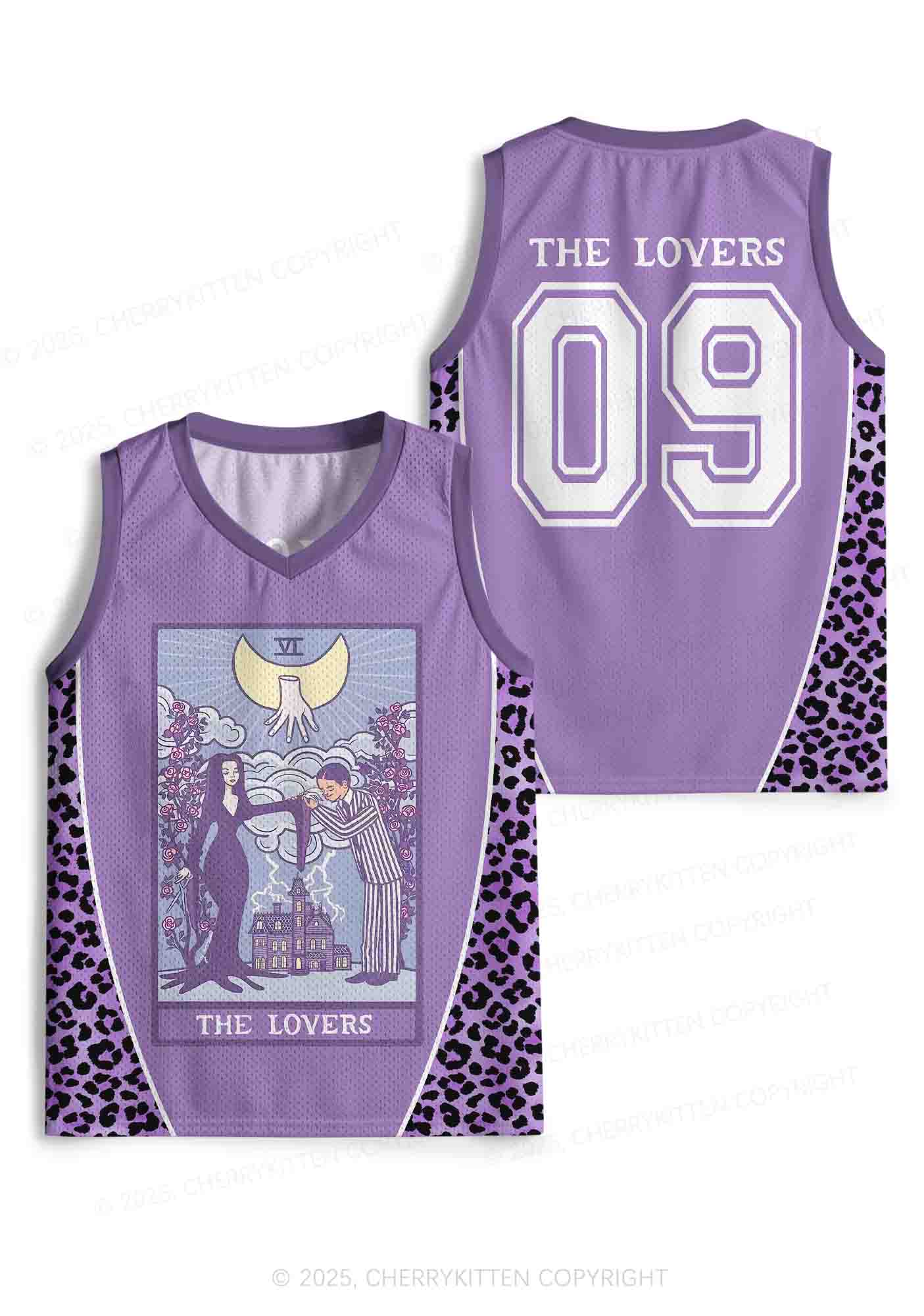 Custom Halloween The Lovers Y2K Sport Jersey Tank Cherrykitten