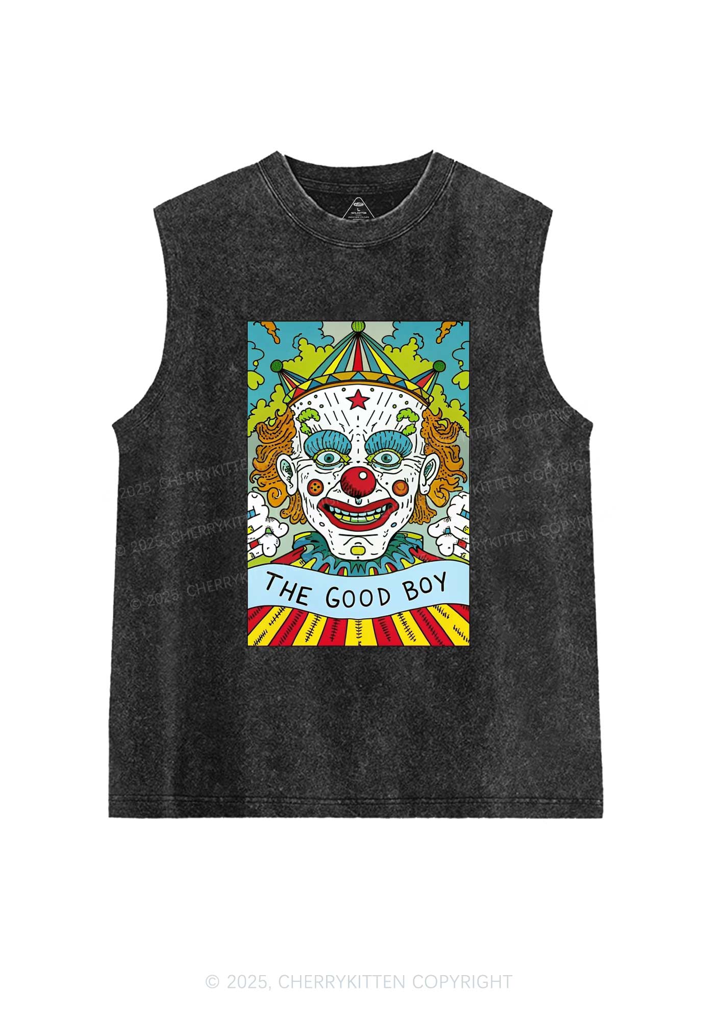 The Good Boy Y2K Washed Tank Cherrykitten