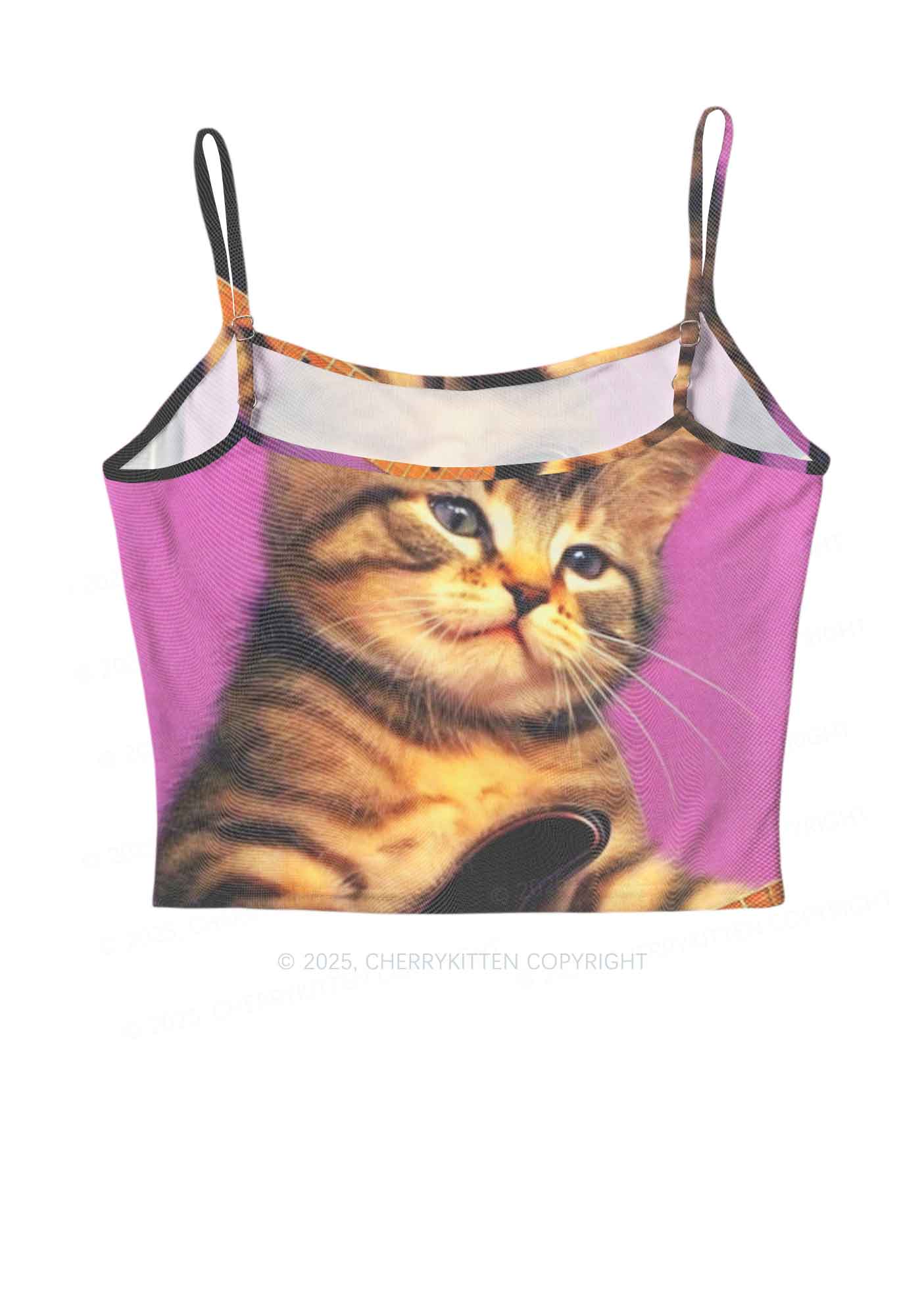 Rock Kitten Y2K Mesh Cami Tank Cherrykitten