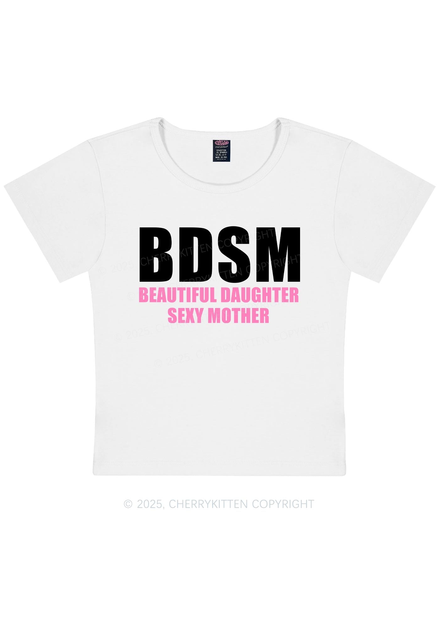 BDSM Daughter Mother Y2K Baby Tee Cherrykitten