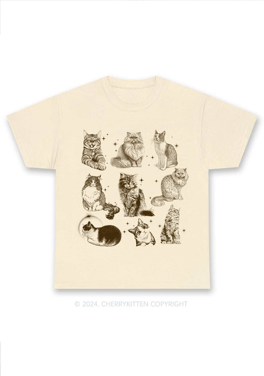 Retro Kitten Y2K Chunky Shirt Cherrykitten