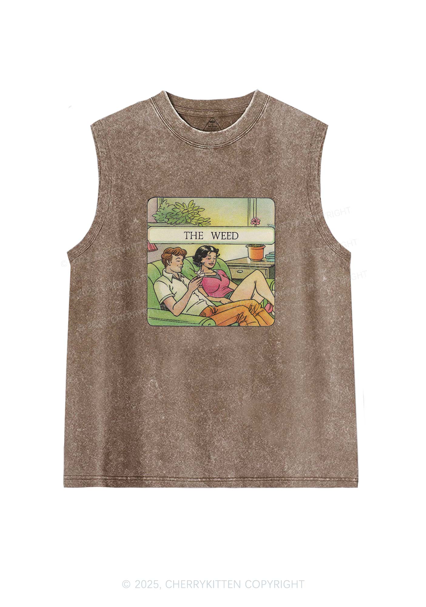 The Wxxd Y2K Washed Tank Cherrykitten