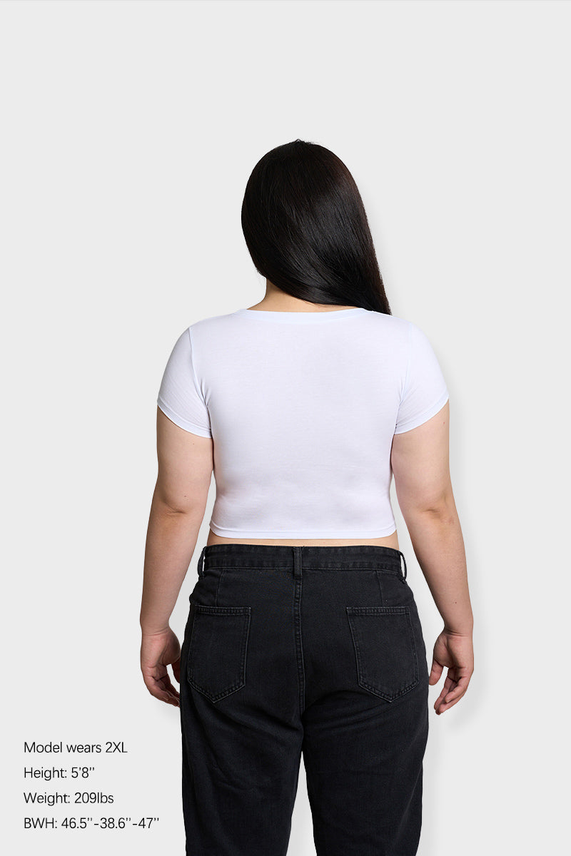 Curvy I Love Money Baby Tee