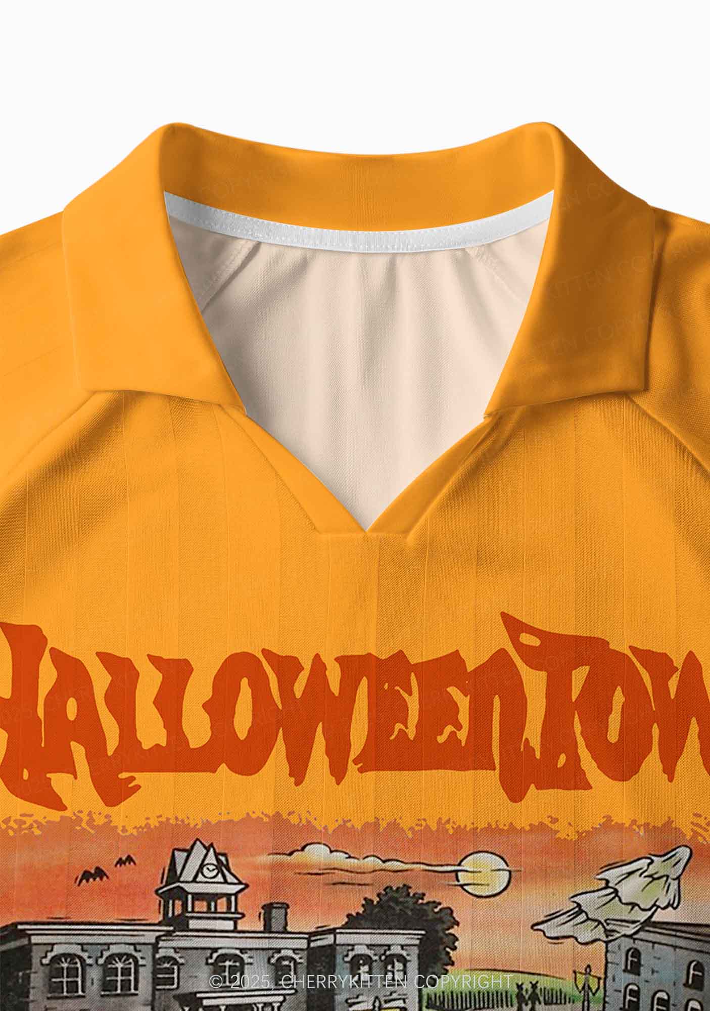 Custom Halloween Town Y2K Sport Long Sleeve Jersey Shirts Cherrykitten