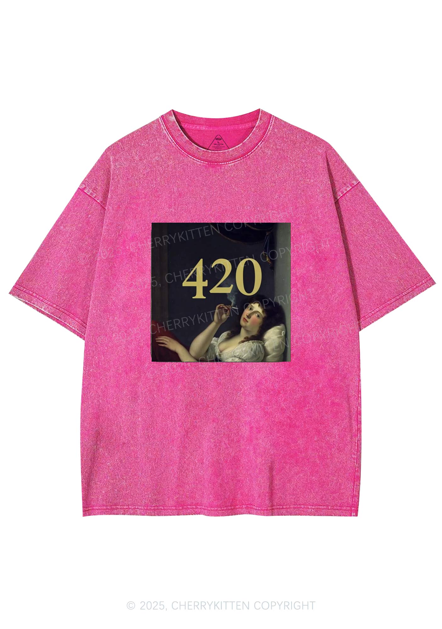 Four Twenty Y2K Washed Tee Cherrykitten
