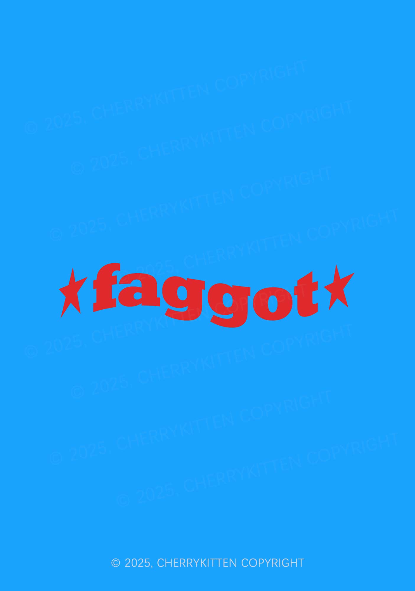 Red Faggot Pride 1Pc Y2K Pin Badge Cherrykitten