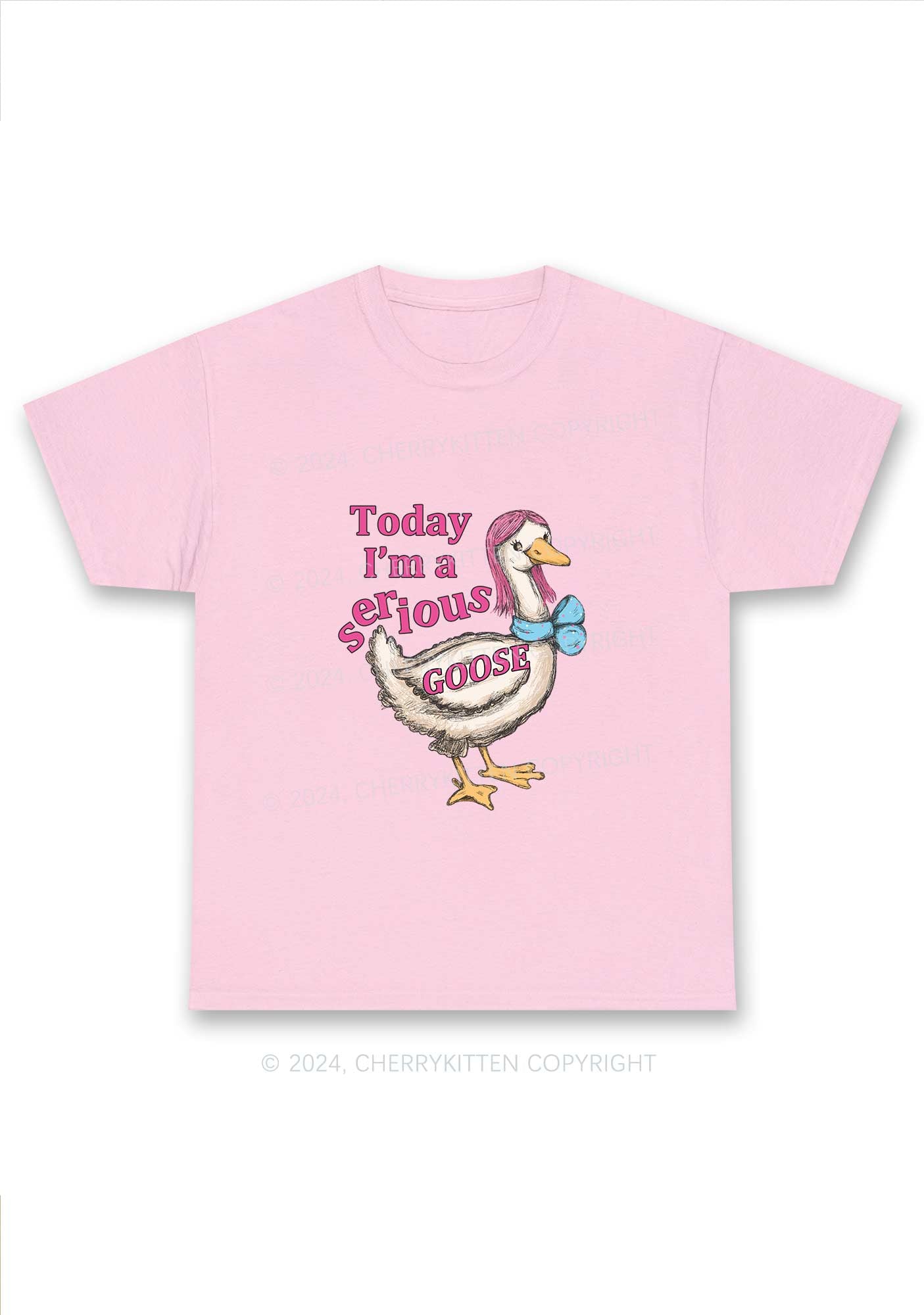 Serious Goose Y2K Chunky Shirt Cherrykitten