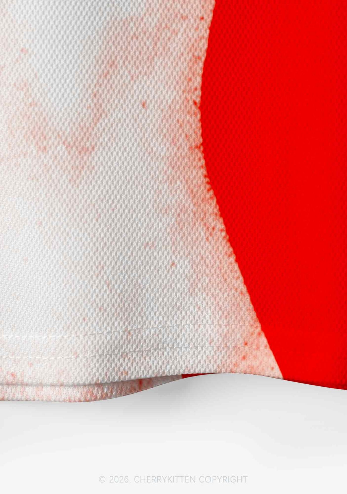 Red Touch Bxxbs Y2K Crop Sport Jersey Shirts Cherrykitten