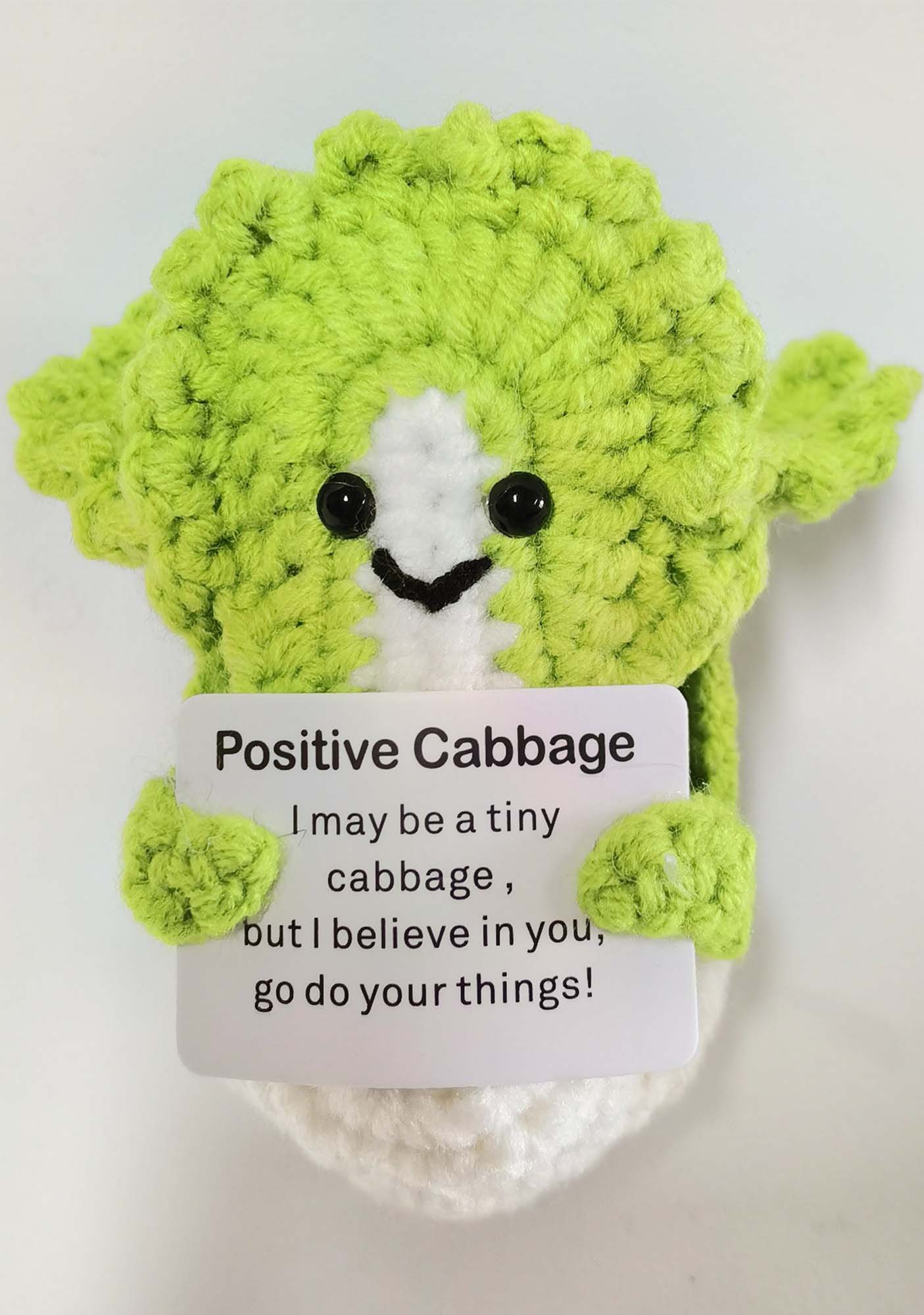 Positive Potato Y2K Handmade Crochet Pendant Cherrykitten