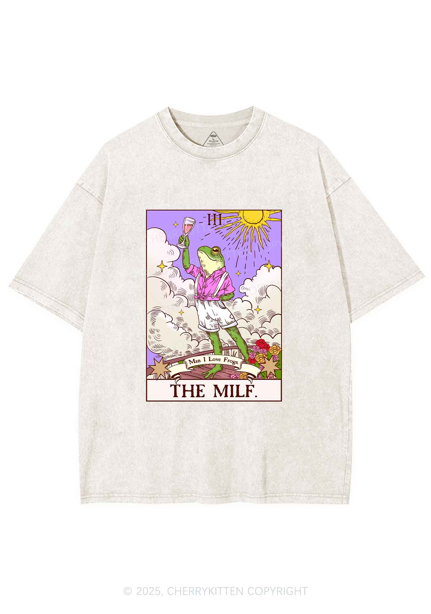 The Mxxf Frog Y2K Shirts Washed Tee Cherrykitten