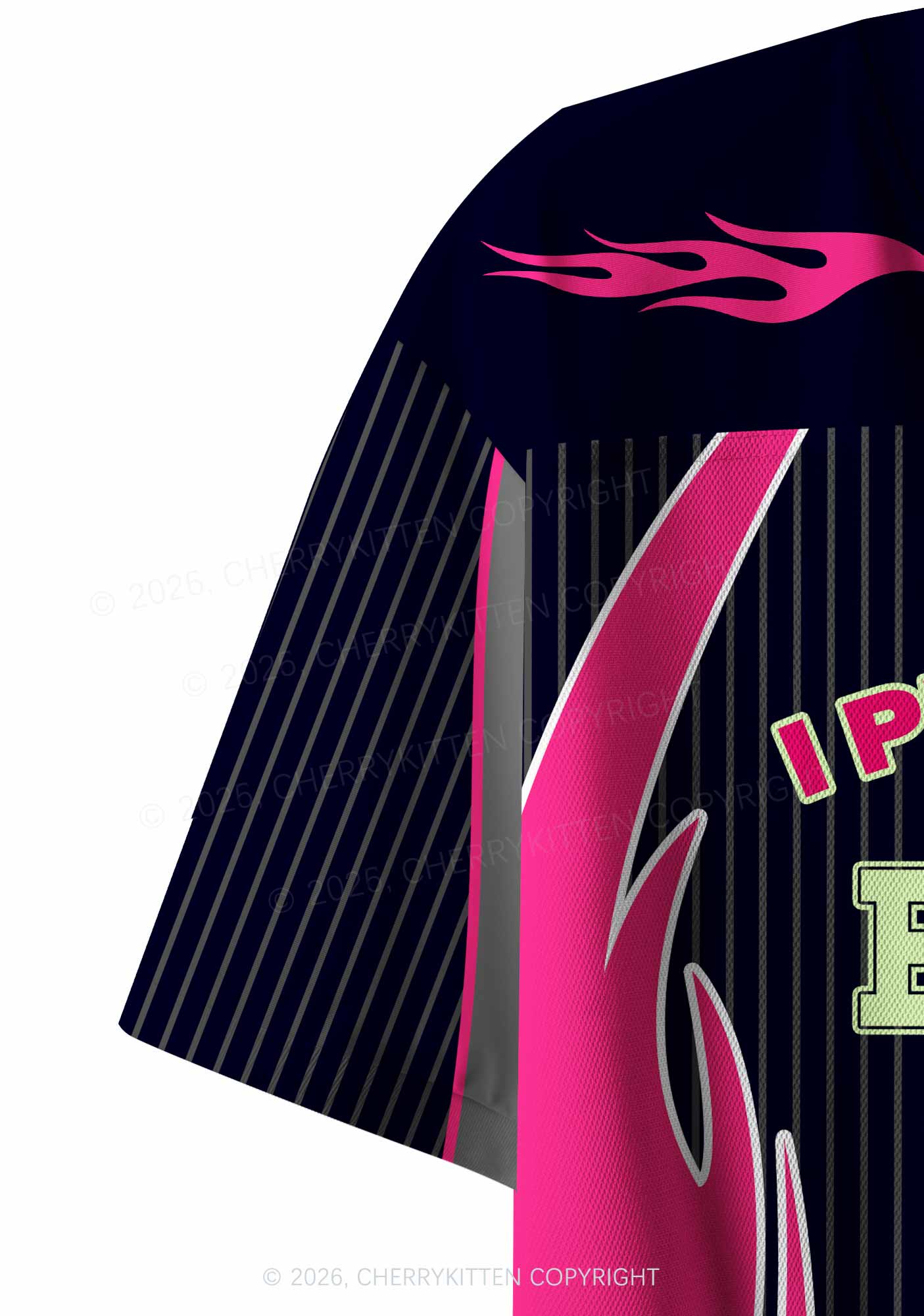 I Put The Bi In Bxxch Pride Y2K Crop Sport Jersey Shirts Cherrykitten