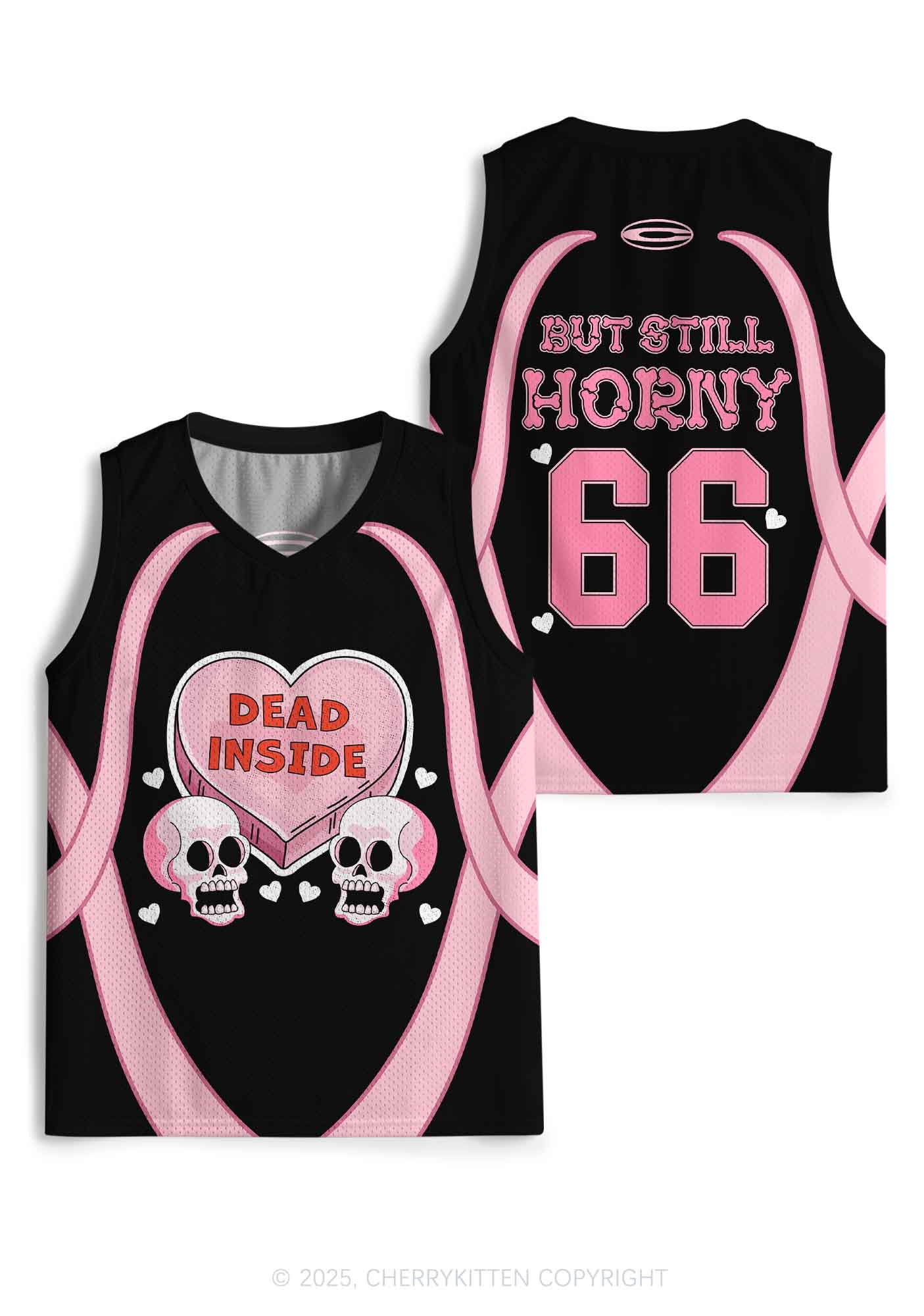 Halloween Custom Dead Inside Y2K Sport Jersey Tank Cherrykitten
