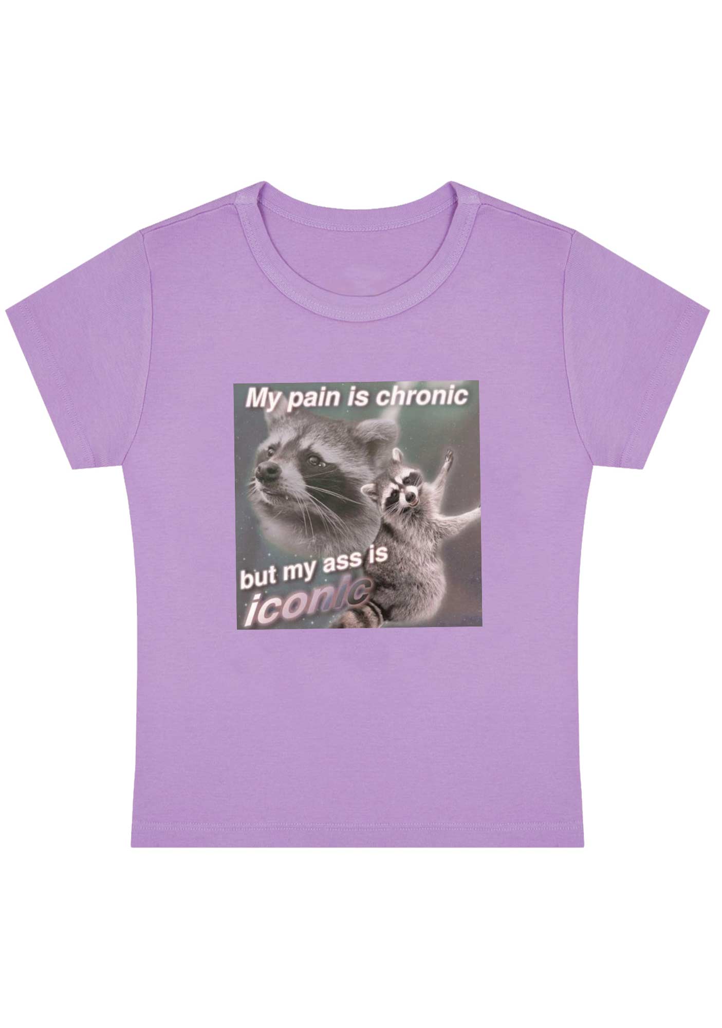 My Pain Is Chronic Y2K Baby Tee