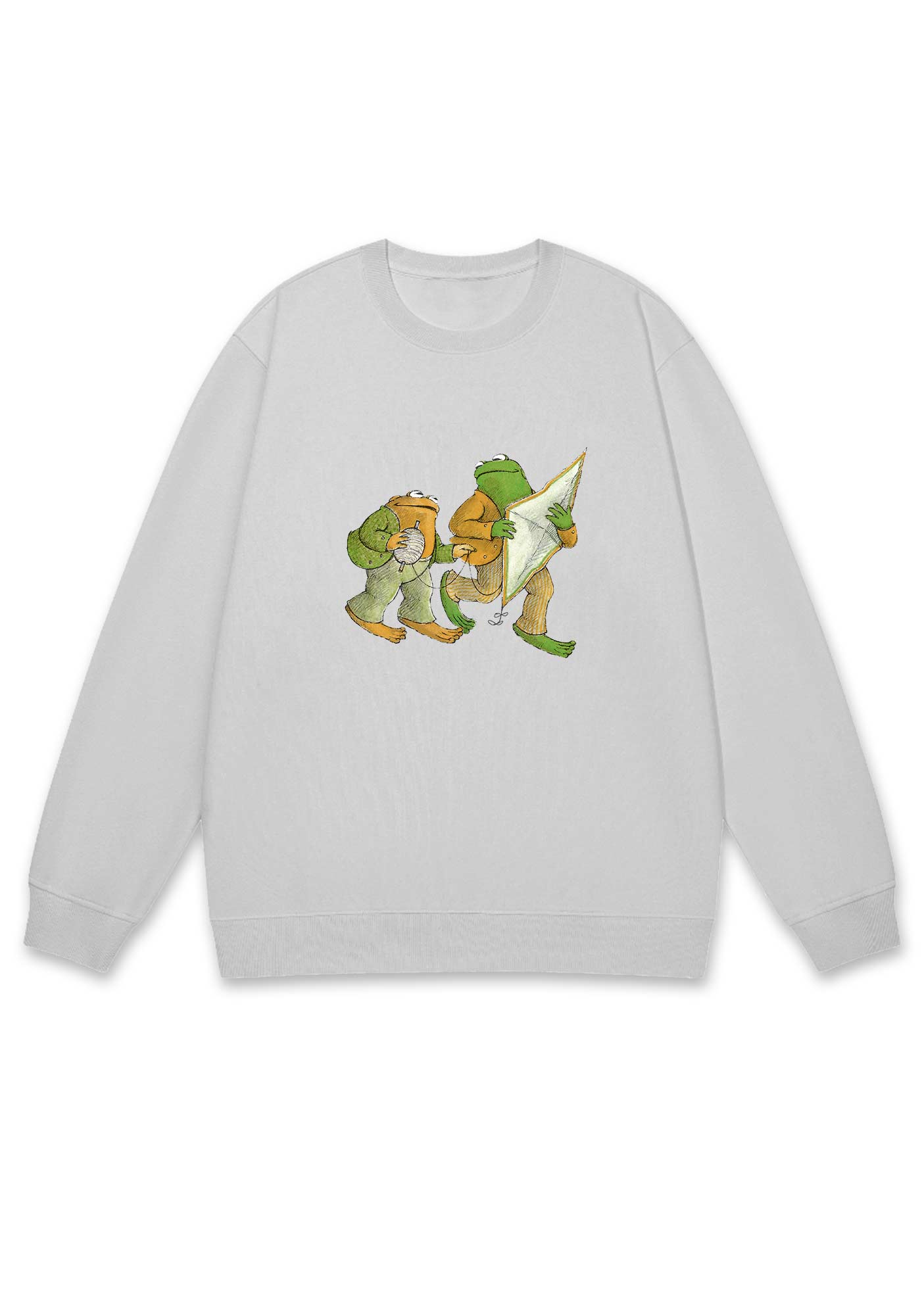 Frog Flying The Kite Y2K Sweatshirt