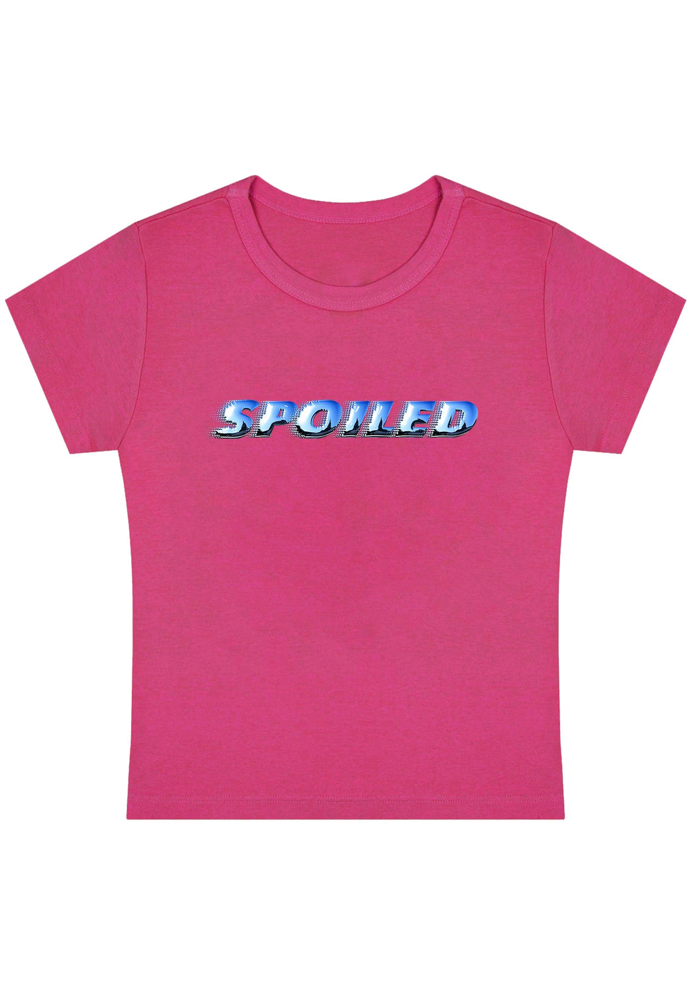 Curvy Laser Spoiled Baby Tee