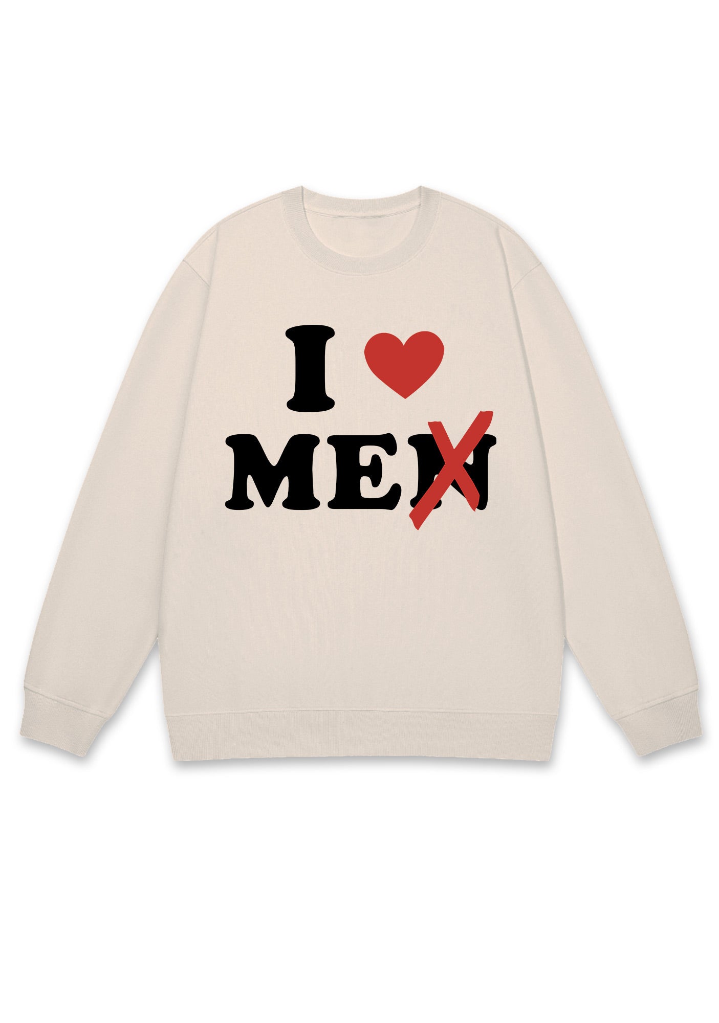 Love Me Not Men Y2K Sweatshirt