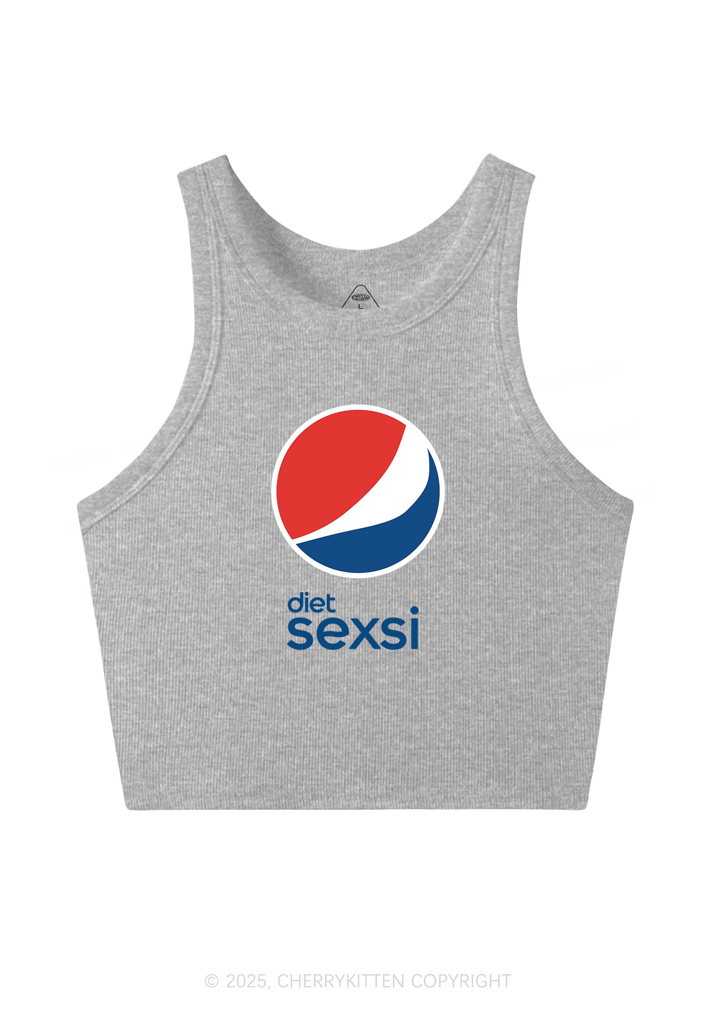 Diet Sexsi Y2K Crop Tank Top Cherrykitten