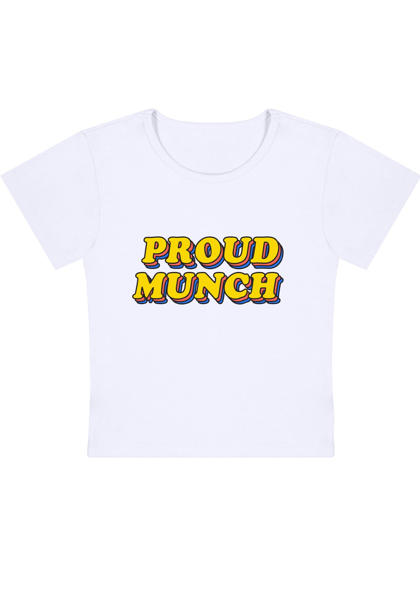 Curvy Proud Munch Baby Tee