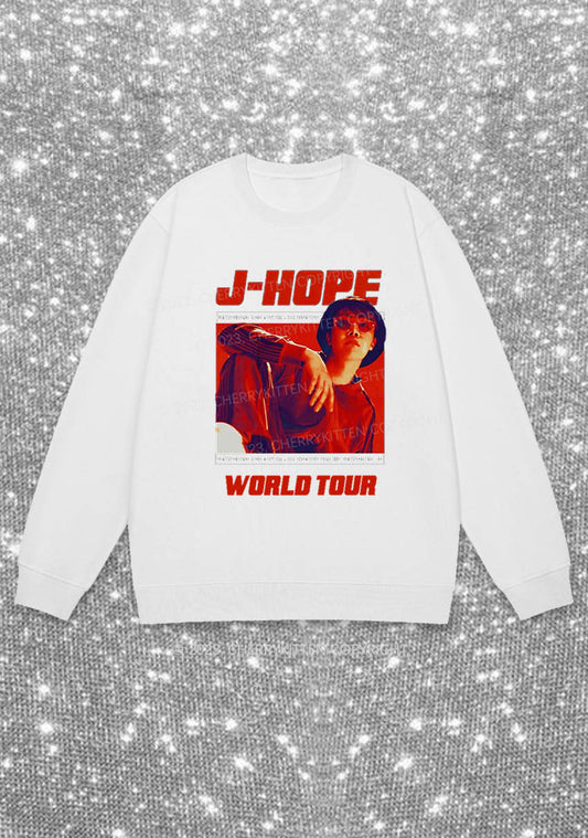 JH World Tour Kpop Y2K Sweatshirt Cherrykitten