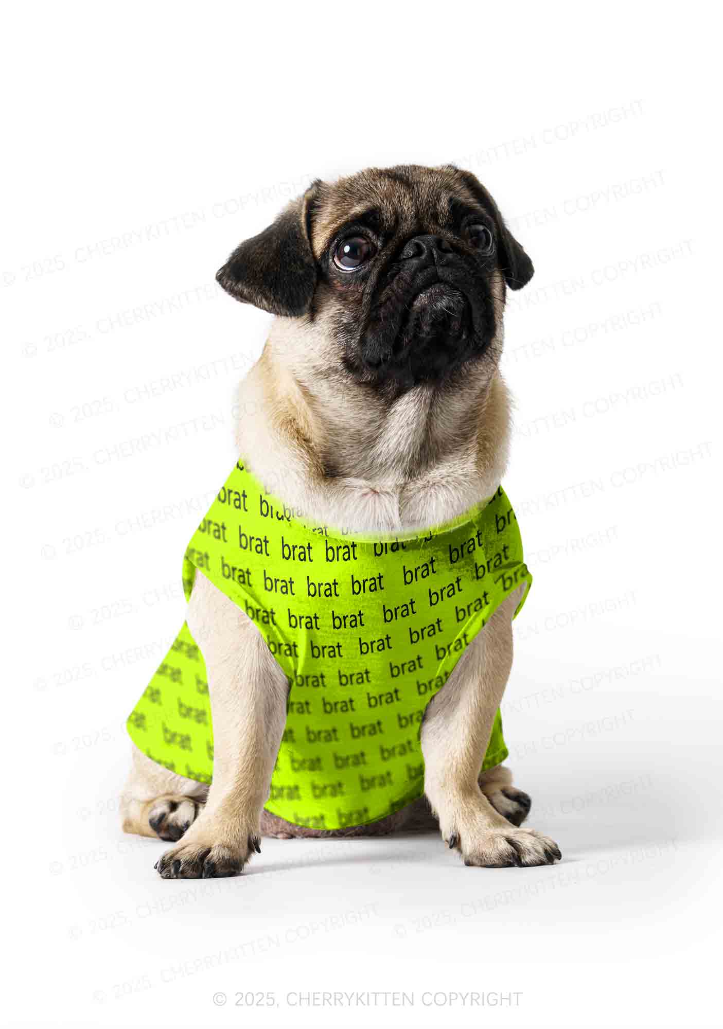 Brat Summer Y2K Pet Tank Top Cherrykitten