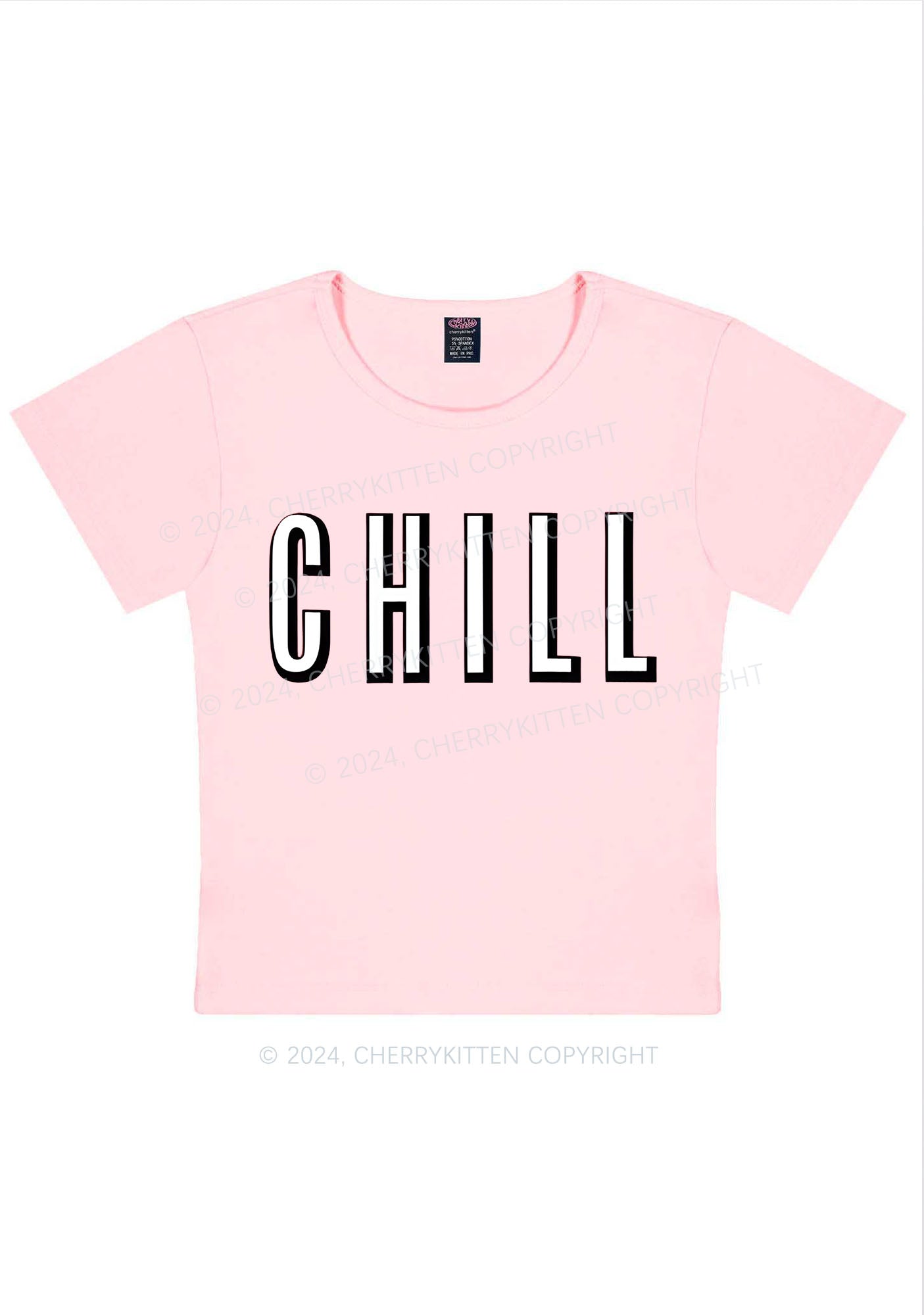 Big Chill Y2K Valentine's Day Baby Tee Cherrykitten