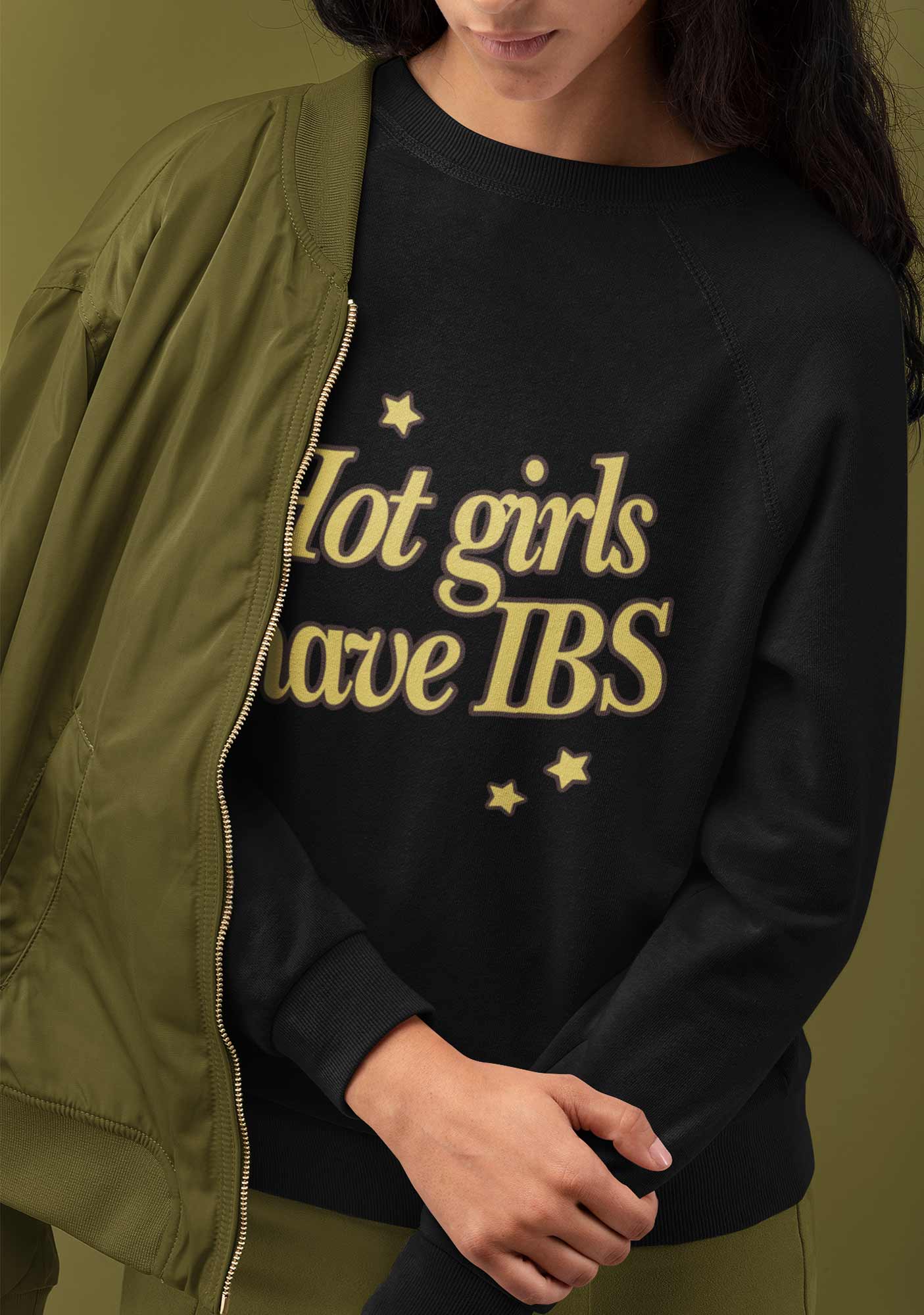 Hot Girls Have IBS Y2K Sweatshirt