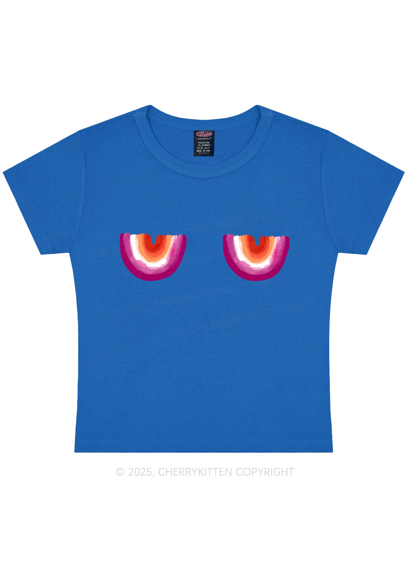 Lesbian Bxxb Y2K Baby Tee Cherrykitten