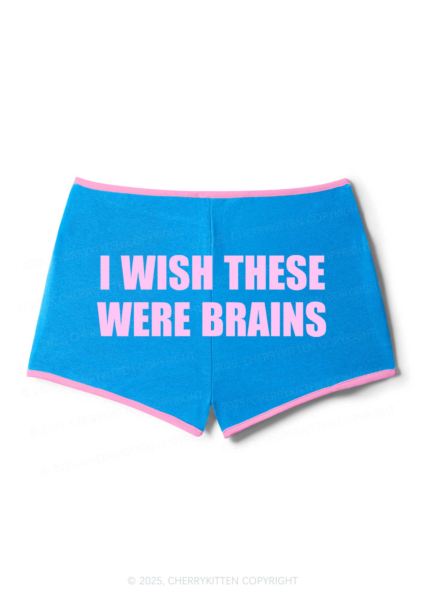 Wish These Were Brains Y2K Booty Shorts Cherrykitten
