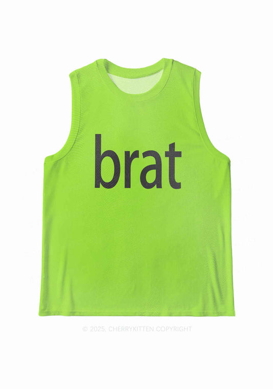 Brat Summer Y2K Mesh Muscle Tank Cherrykitten