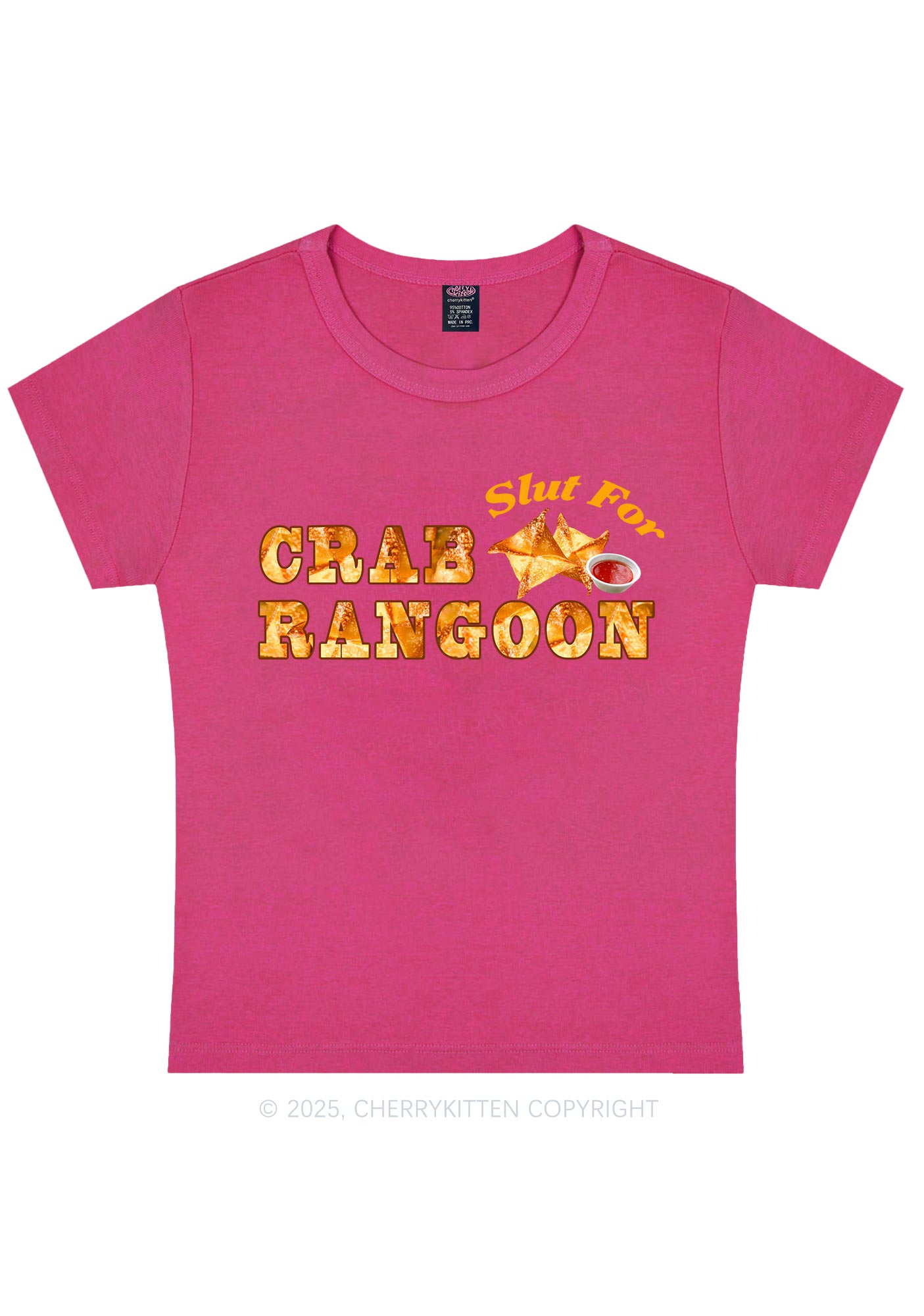 Slxt For Carb Rangoon Y2K Baby Tee Cherrykitten