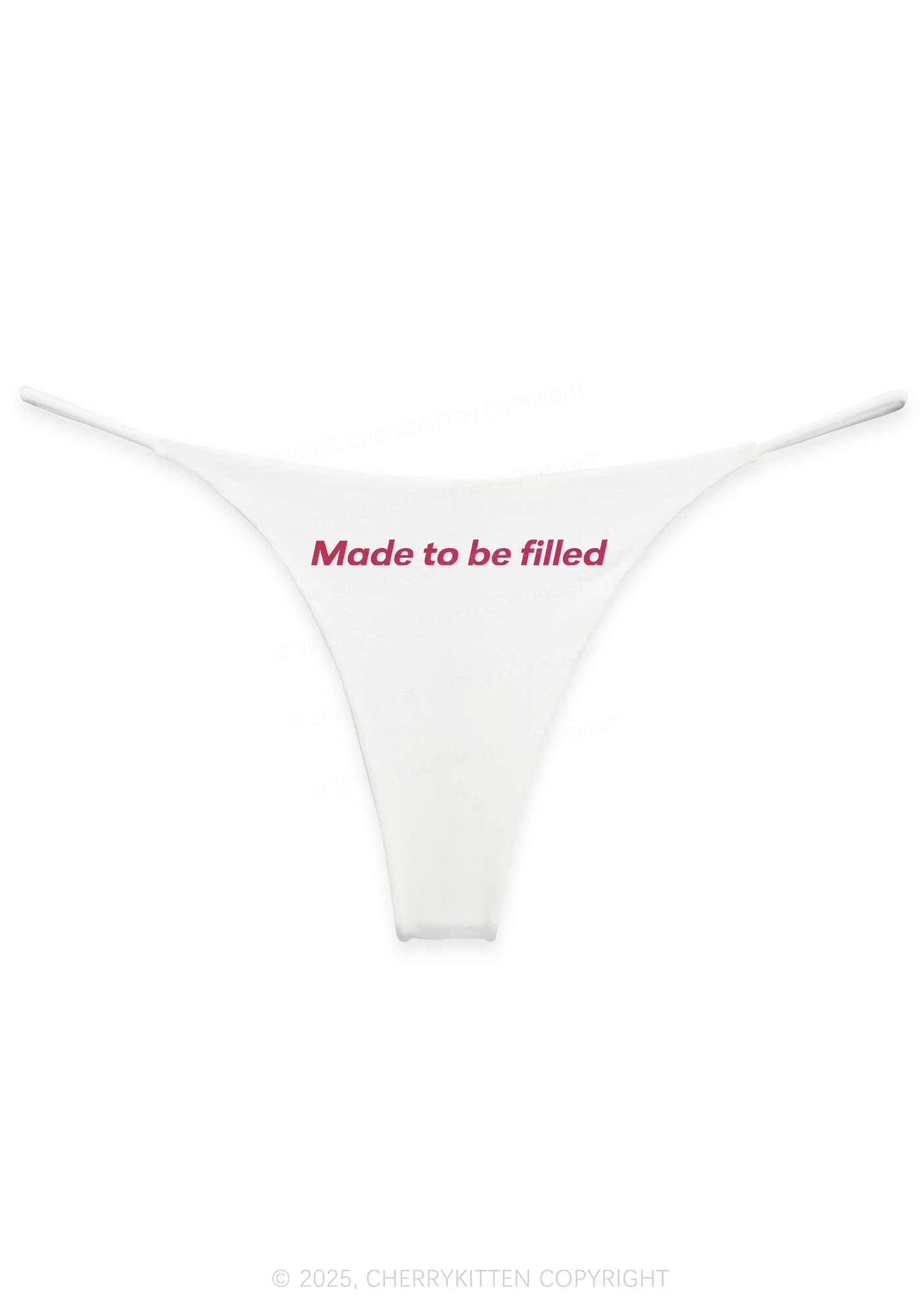 Made To Be Filled Y2K Bikini String Thong Cherrykitten