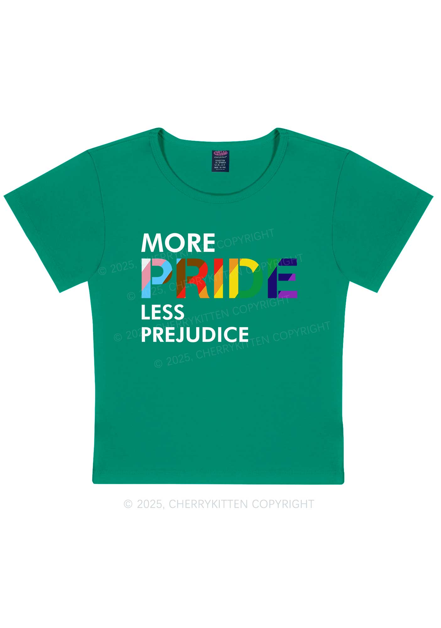 More Pride Less Prejudice Y2K Baby Tee Cherrykitten