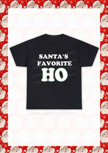 Santa's Favorite Christmas Y2K Chunky Shirt Cherrykitten