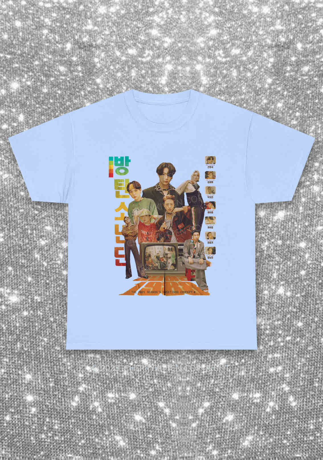 Bangtan Reply 1988 Kpop Y2K Chunky Shirt Cherrykitten