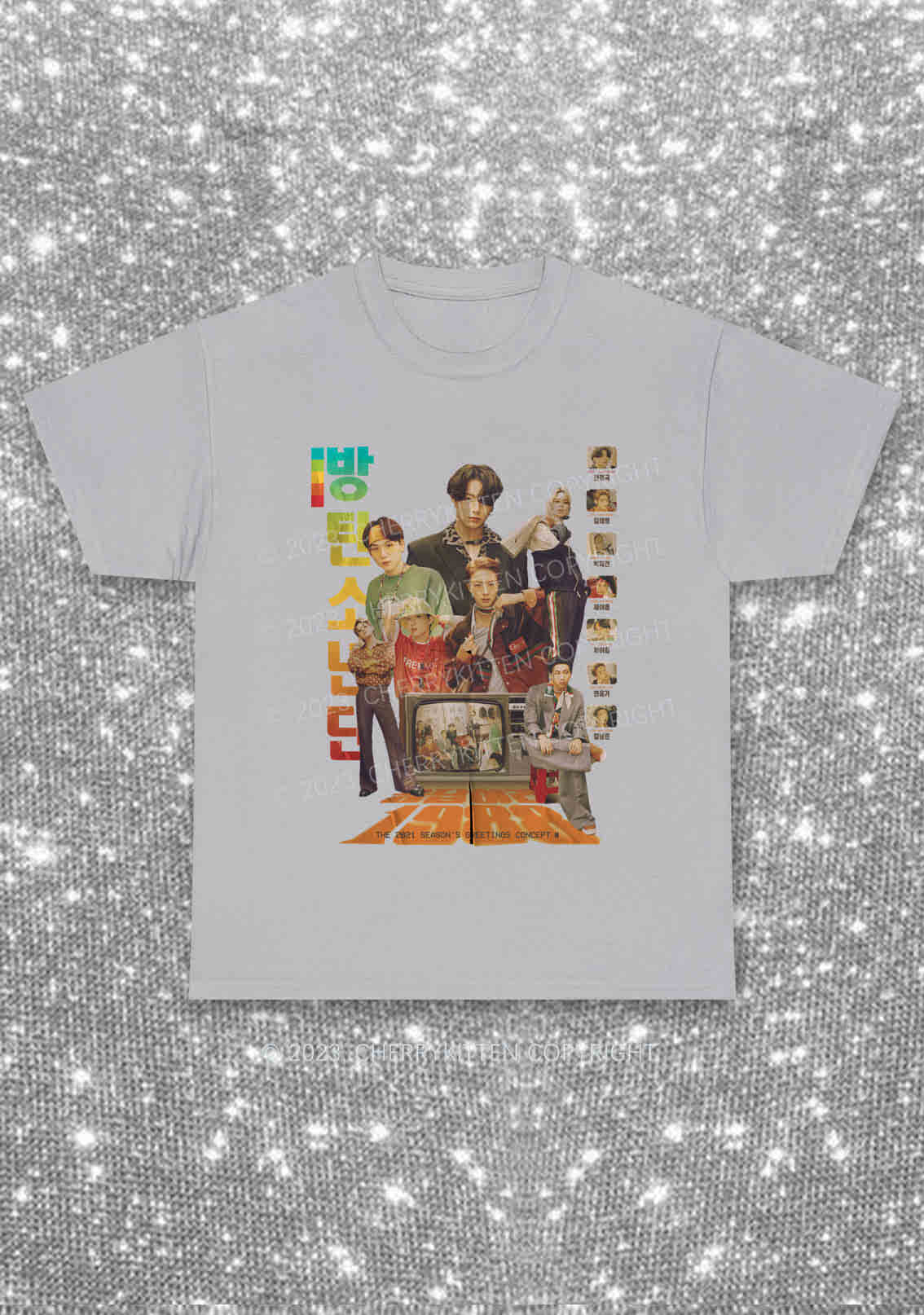 Bangtan Reply 1988 Kpop Y2K Chunky Shirt Cherrykitten