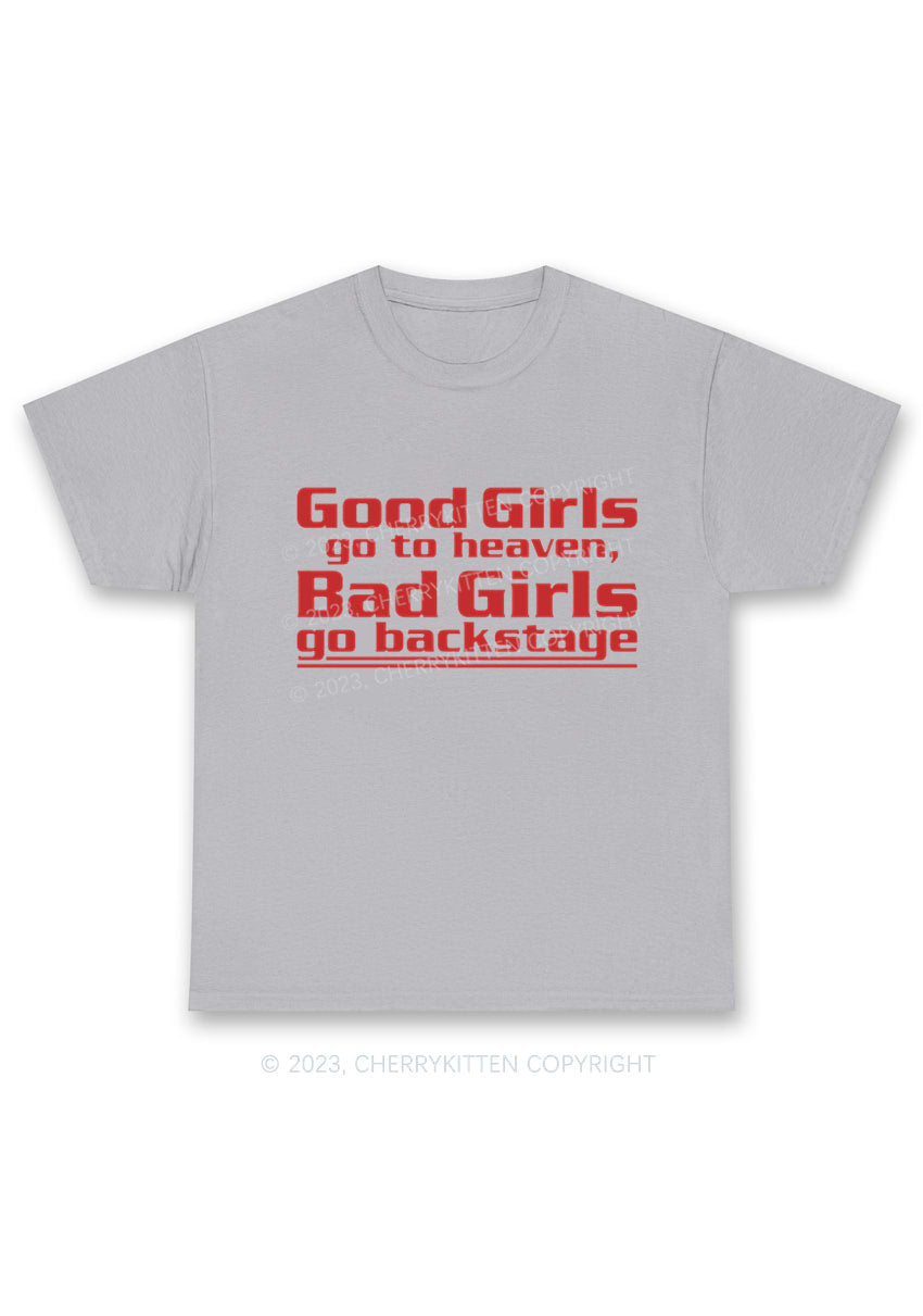 Bad Girls Go Backstage Y2K Chunky Shirt Cherrykitten