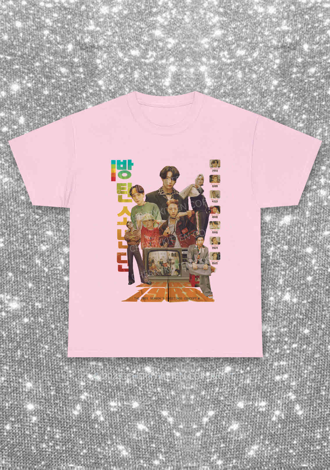 Bangtan Reply 1988 Kpop Y2K Chunky Shirt Cherrykitten