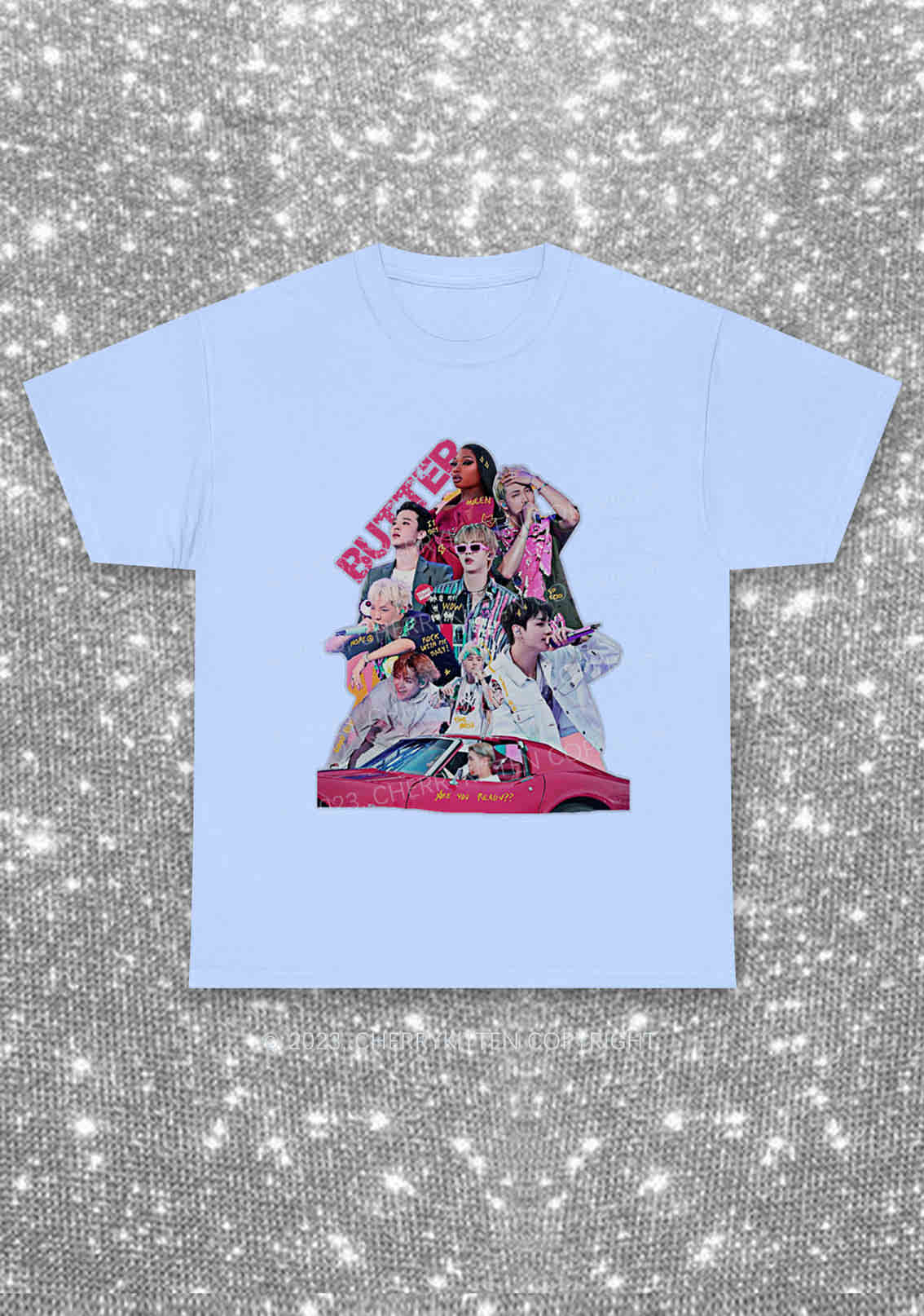 Butter Bangtan Are You Ready Y2K Chunky Shirt Cherrykitten