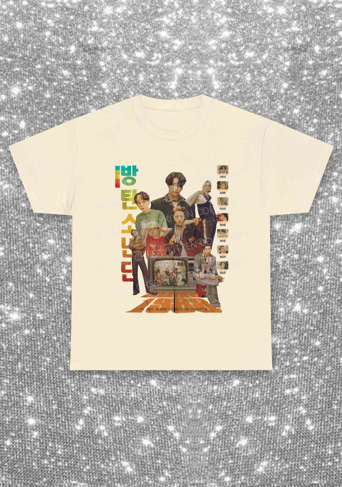 Bangtan Reply 1988 Kpop Y2K Chunky Shirt Cherrykitten