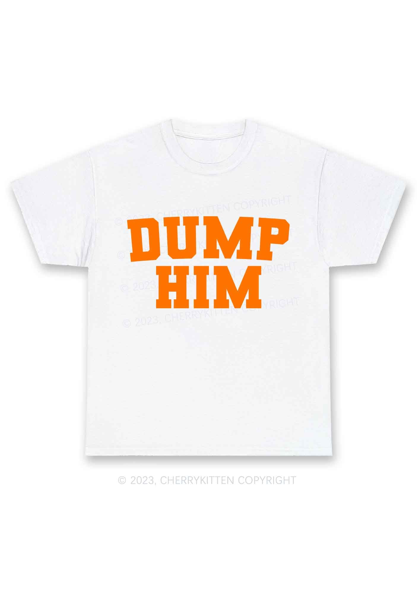 Dump Him Y2K Chunky Shirt Cherrykitten