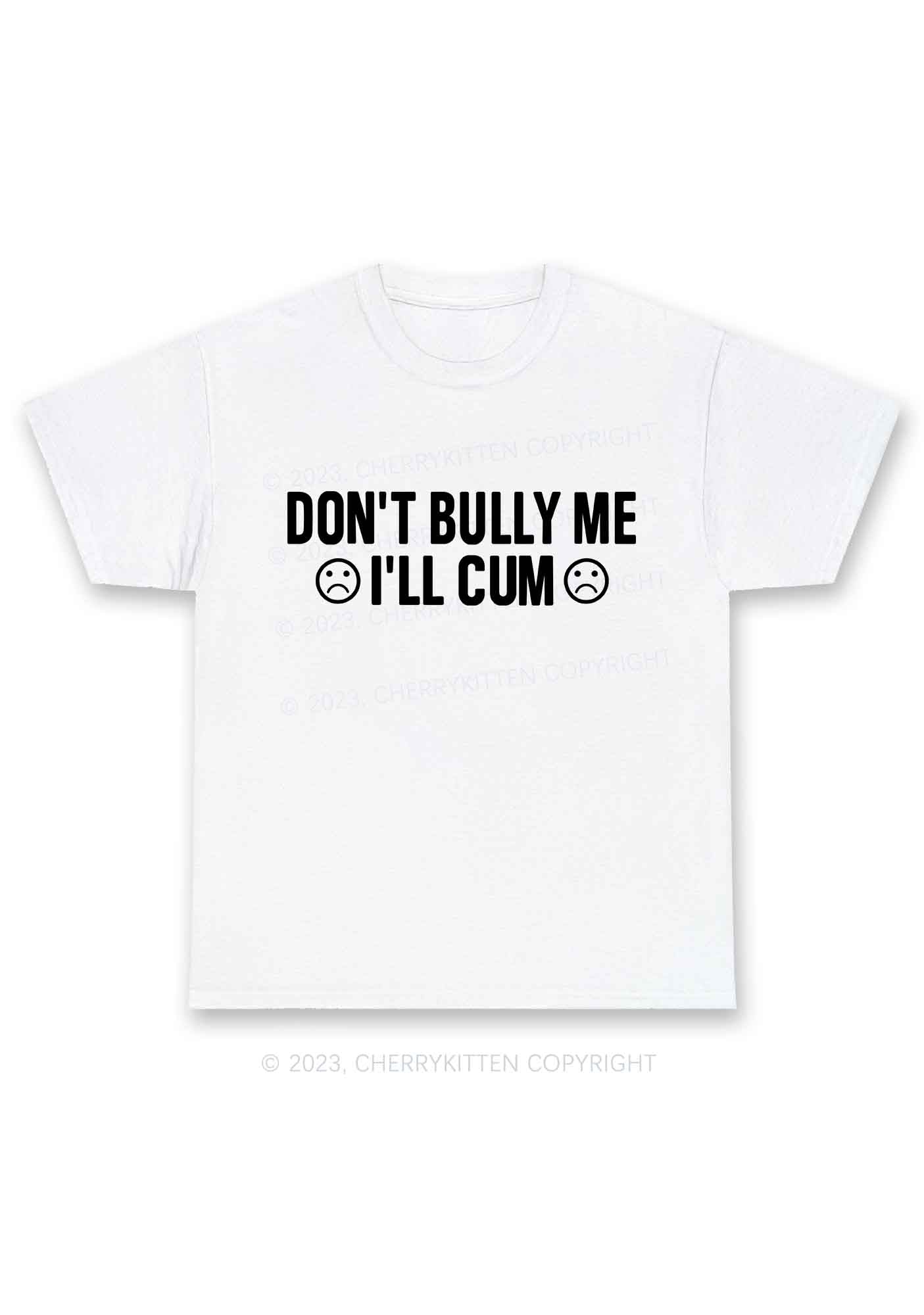 Don't Bully Me Y2K Chunky Shirt Cherrykitten