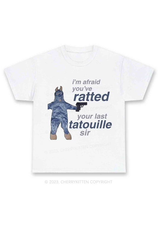 Ratted Last Tatouille Y2K Chunky Shirt Cherrykitten