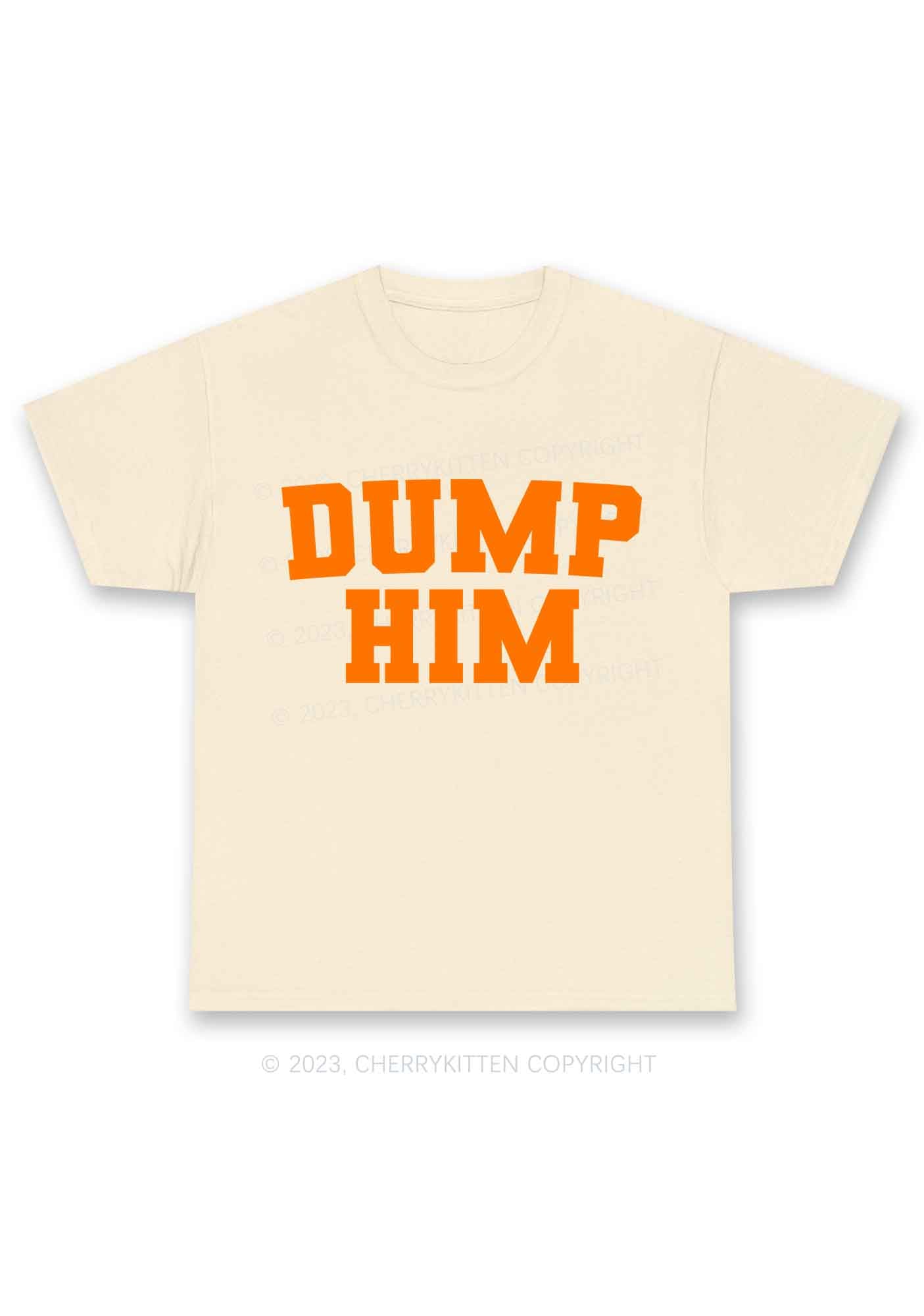 Dump Him Y2K Chunky Shirt Cherrykitten