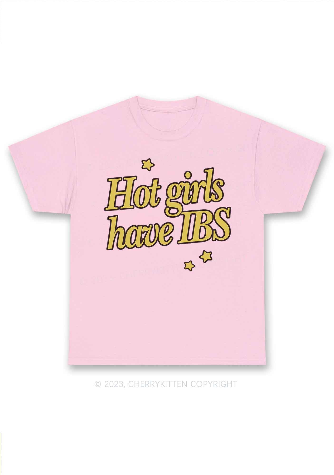 Hot Girls Have IBS Y2K Chunky Shirt Cherrykitten