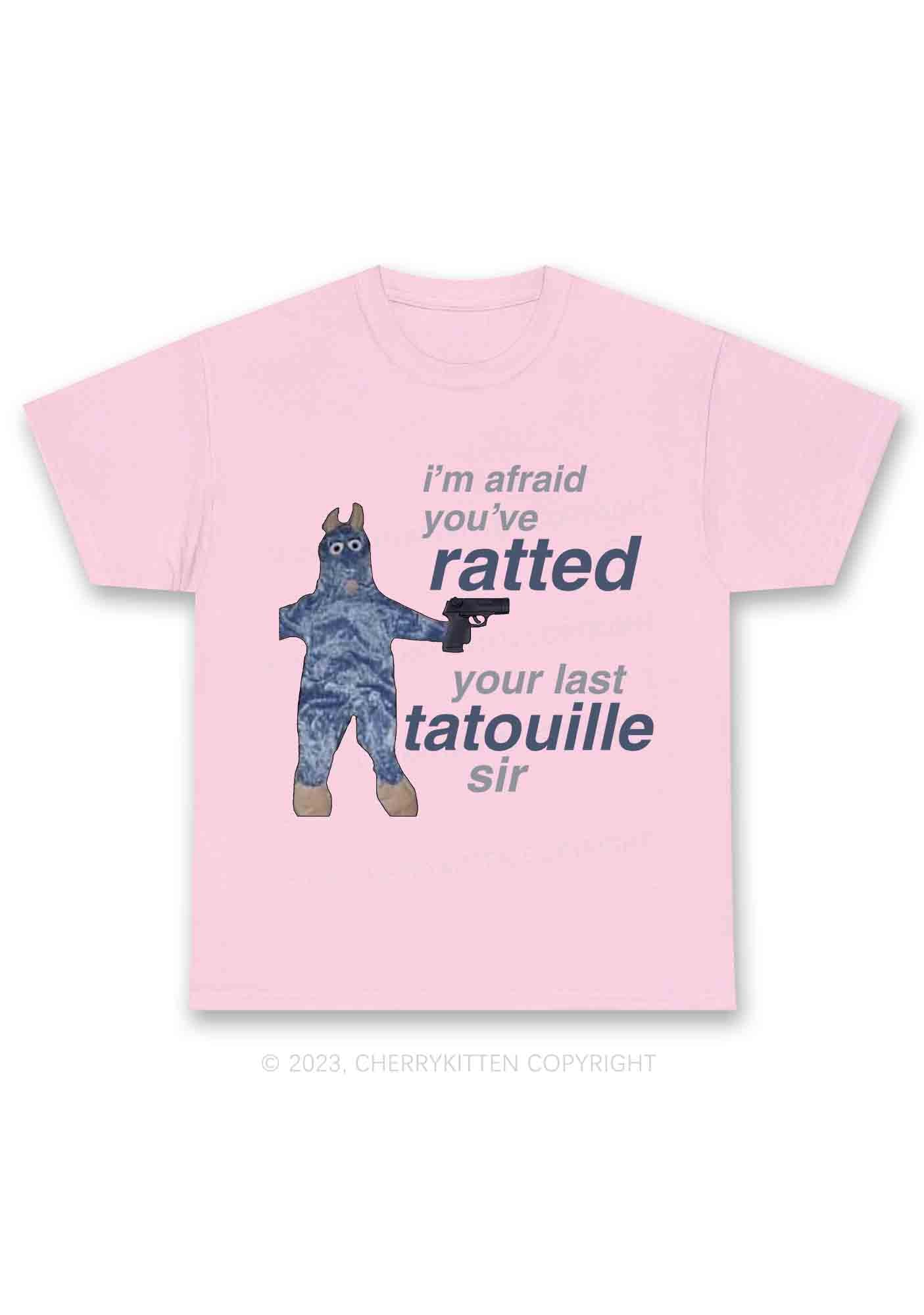 Ratted Last Tatouille Y2K Chunky Shirt Cherrykitten