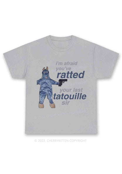 Ratted Last Tatouille Y2K Chunky Shirt Cherrykitten