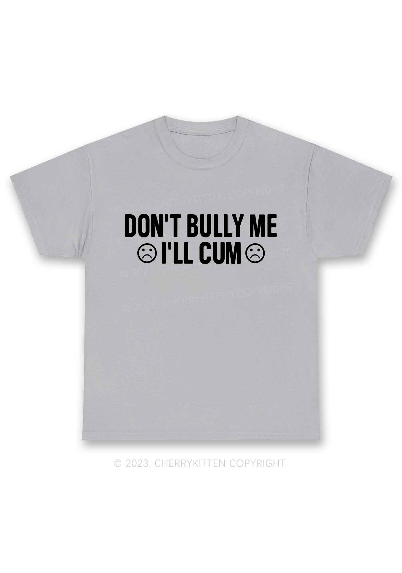 Don't Bully Me Y2K Chunky Shirt Cherrykitten